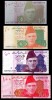 PAKISTAN █ SET █ 10 + 20 + 50 + 100 Rupees █ 2024 █ UNC █ necirculata
