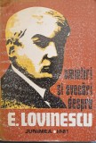 Ion Nuta - Amintiri si evocari despre Eugen Lovinescu - 137463