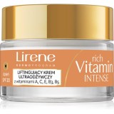 Lirene Rich Vitamin Intense 50+ cremă de zi cu efect de fermitate și de lifting SPF 20 50 ml
