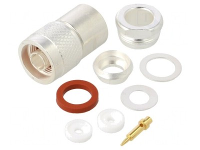 Mufă N Tată 50&amp;Omega; PTFE Clamp foto
