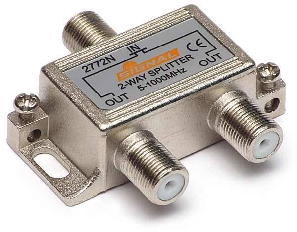 Splitter TV de interior 2 cai Signal R-2 3,2 dB, 5-1000 MHz