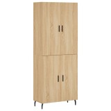 Cumpara ieftin Dulap inalt, stejar sonoma, 69,5x34x180 cm, lemn compozit