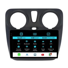 Navigatie Dedicata Dacia Dokker Lodgy (2012-2020),QuadCore, 9Inch, 4Gb Ram, 64Gb Stocare, Carplay