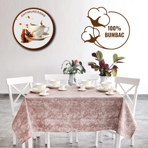 Fata de masa antimurdarire 100% bumbac hazel