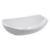 Lavoar ceramic Kerra KR-901 design modern, montare pe blat, alb