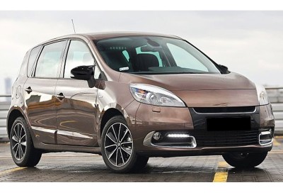 Capace oglinda tip BATMAN compatibile RENAULT SCENIC 2010-2015 negru lucios foto
