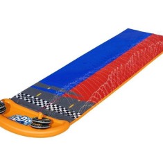 Tobogan dublu de apa, pentru copii, cu pulverizatoare de apa, Bestway 52391, 4.88 metri