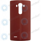 LG G4 (H815, H818) Capac baterie piele rosie