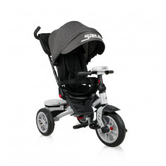 Tricicleta multifunctionala 4 in 1 Speedy Air scaun rotativ Black