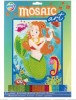 Set creativ, Mozaic din spuma cu sclipici, A4, Moxy