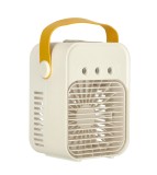 Ventilator de birou cu umidificator și aer conditionat, usb, alb