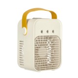 Ventilator de birou cu umidificator și aer conditionat, usb, alb