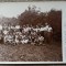 Excursie a unei clase de la Scoala Superioara PTT la Alios, Timis, 1936// tip CP
