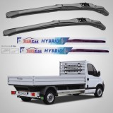 Cumpara ieftin Ștergătoare Renault Master Cabina L3 (2003&ndash;2006) Hibrid | Set față &ndash; TeamCar&reg;