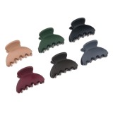 Clame de păr mate, 6 bucăți, 4 cm, multicolore, CMCLASS