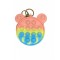 Jucarie Antistres din silicon Flippy, Pop It Now And Flip It, Portofel, 6 cm, Macarons