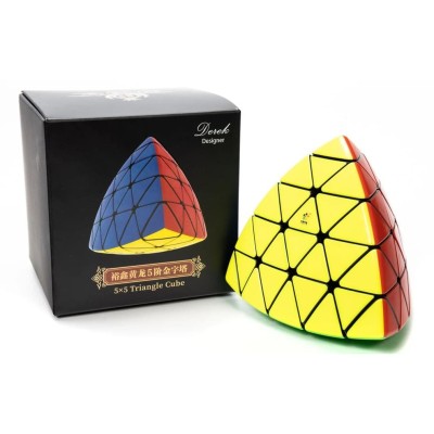 Cub tip Rubik YuXin Huanglong 5x5x5 Pyraminx, jucarie educativa foto