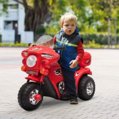 HomCom motocicleta electrica pentru copii 18-36 luni, rosie foto