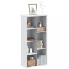 VidaXL Bibliotecă, alb, 50x25x105 cm, lemn prelucrat 852789
