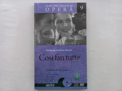 MARI SPECTACOLE DE OPERA. 9. COSI FAN TUTTE- W. AMADEUS MOZART [NOU, IN TIPLA] foto