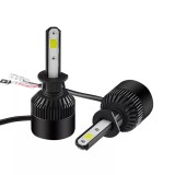 Cumpara ieftin SET 2 LEDURI S2, 50W,8000LM 12V-24V ALB 6500K COMPATIBIL h1