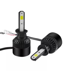 SET 2 LEDURI S2, 50W,8000LM 12V-24V ALB 6500K COMPATIBIL h1