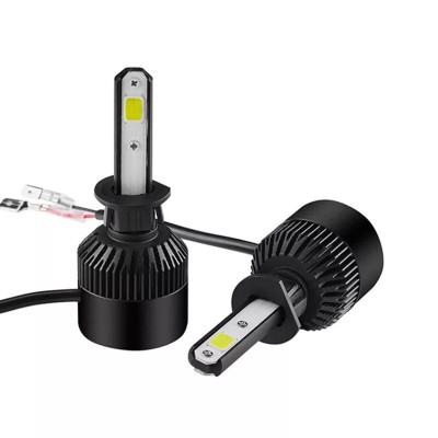 SET 2 LEDURI S2, 50W,8000LM 12V-24V ALB 6500K COMPATIBIL h1 foto