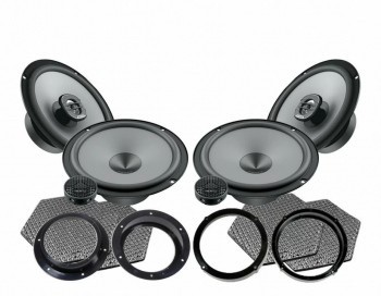 Pachet audio complet fata spate Octavia II (2004 - 2013) cu boxe Hertz