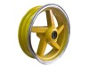 Janta Spate Moto 3.50x13 Galbena, Latime 105mm, Prindere Ax, Frana Disc
