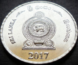 Cumpara ieftin Moneda exotica 5 RUPII / RUPEES - SRI LANKA, anul 2017 * cod 2910 = A.UNC, Asia
