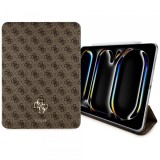 Husa pentru Apple iPad Pro 11 (2024), Guess, 4G Big Logo, Maro