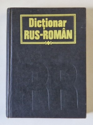 DICTIONAR RUS - ROMAN , 1992 foto