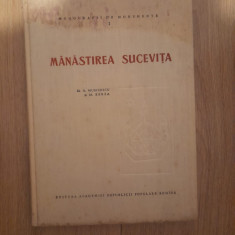 Manastirea Sucevita - Monografii de monumente -M. A. Musicescu, M. Berza