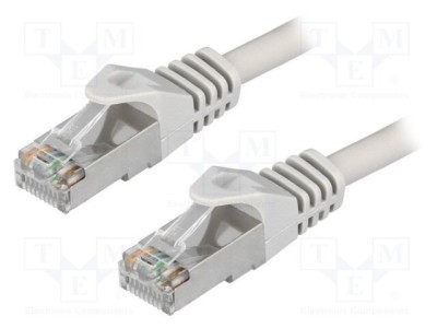 Cablu patch F/UTP 6 litat CCA PVC gri 20m 26AWG LOGILINK foto