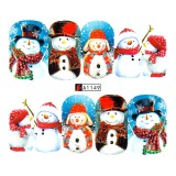 Cumpara ieftin Tatuaj Unghii LUXORISE Snowmen Smile, A1149, LUXORISE Nail Art
