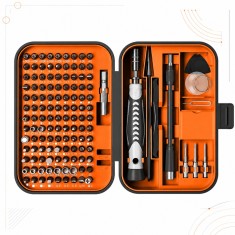 Set Surubelnita de Precizie 130 in 1, SofiaCONCEPT&reg;, Tija de Extensie Telescopica, Magnetica, Black/Grey