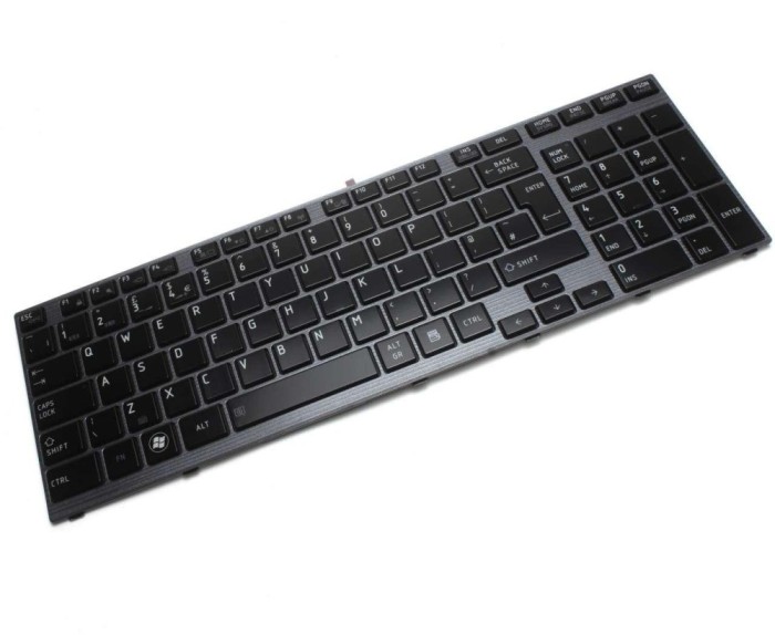 Tastatura Toshiba PK130LB1A00 iluminata backlit, Qosmio X770 iluminata backlit, Qosmio X775 iluminata backlit,
