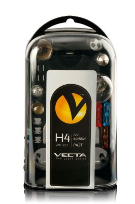 Set becuri rezerva halogen H4 ,Trusa becuri Auto + Sigurante Vecta AutoDrive ProParts foto