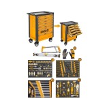 Dulap cu scule industrial 7 sertare, 162 bucati - Ingco HTCS271621