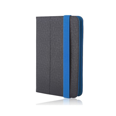 Husa piele ORBI pentru tableta 7 - 8 inci, dimensiuni interioare 210 x 145 mm, neagra albastra foto