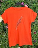 Cumpara ieftin Tricou Orange din Bumbac, Natura