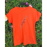 Tricou Orange din Bumbac, Natura