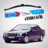 Cumpara ieftin Ștergătoare Mercedes-Benz Clasa E W210 1995-2003 | Set Față Flat &ndash; TeamCar&reg;