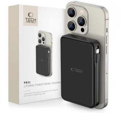 Baterie Externa Tech-Protect PB31 10000mAh, 15W foto