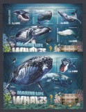 Sierra Leone 2016 - Fauna Marina - BALENE - BL + KB - MNH