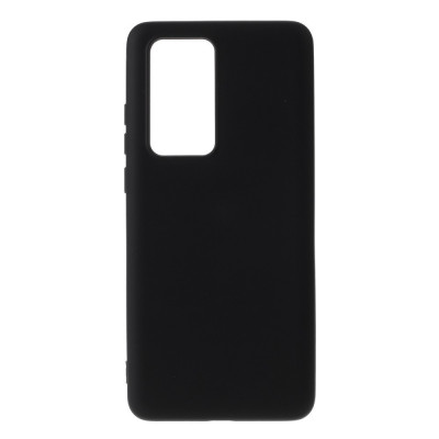 Husa protectie compatibila cu Huawei P40 Pro Liquid Silicone Case Negru foto