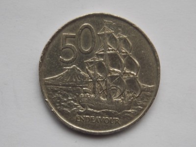 50 CENTS 1967 NOUA ZEELANDA foto