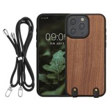 Husa Kwmobile pentru Apple iPhone 15 Pro Max, Maro, Lemn, KWM000022OY001C, Silicon, Carcasa