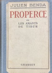 Properce (Corespunzator- carte in franceza) - Julien Benda
