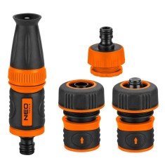 Set de 3/4 &amp;quot; cu pistol tip duza drept, conectori si racord pentru robinet 15-711